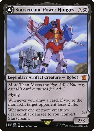 Starscream, Power Hungry card, BOT number 5