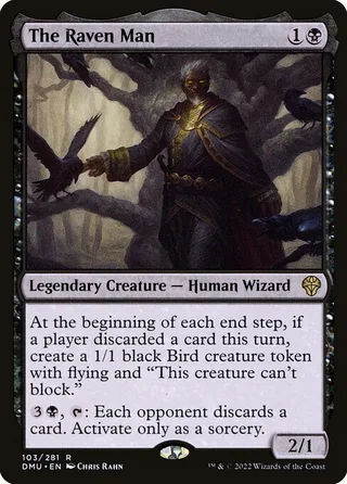 The Raven Man card, DMU number 103
