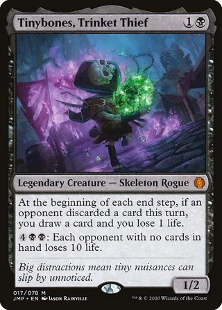 Tinybones, Trinket Thief card, JMP number 17
