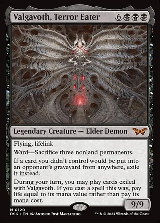 Valgavoth, Terror Eater card, DSK number 120