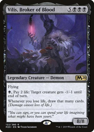 Vilis, Broker of Blood card, M20 number 122