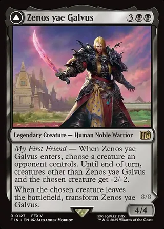 Zenos yae Galvus card, FIN number 127