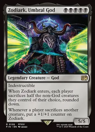 Zodiark, Umbral God card, FIN number 128