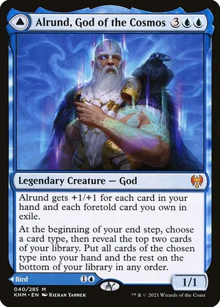 Alrund, God of the Cosmos card, KHM number 40