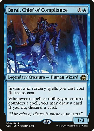 Baral, Chief of Compliance card, AER number 28