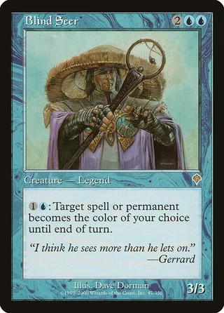 Blind Seer card, INV number 47