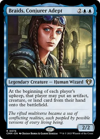 Braids, Conjurer Adept card, CMM number 76