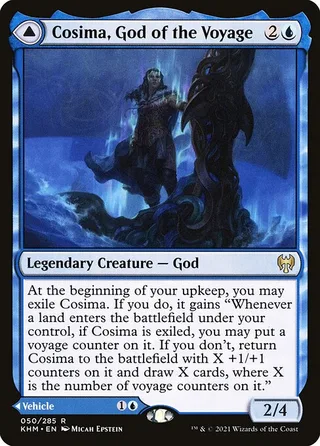 Cosima, God of the Voyage card, KHM number 50