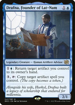 Drafna, Founder of Lat-Nam card, BRO number 47