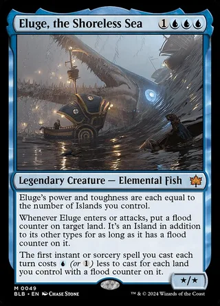 Eluge, the Shoreless Sea card, BLB number 49