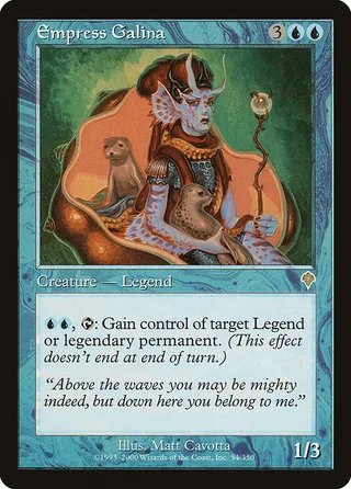 Empress Galina card, INV number 54