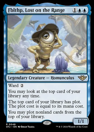 Fblthp, Lost on the Range card, OTJ number 48