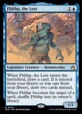 Fblthp, the Lost card, RVR number 44