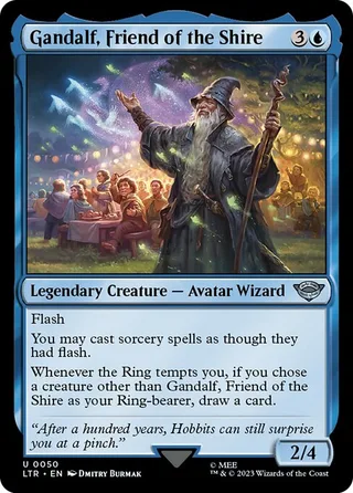Gandalf, Friend of the Shire card, LTR number 50
