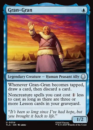 Gran-Gran card, TLA number 54