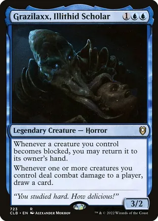 Grazilaxx, Illithid Scholar card, CLB number 723