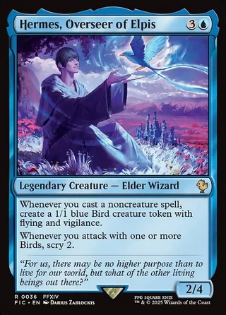 Hermes, Overseer of Elpis card, FIC number 36