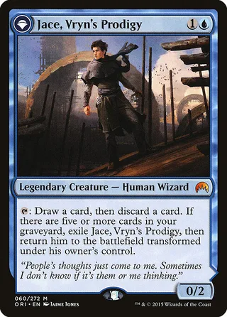 Jace, Vryn's Prodigy card, ORI number 60