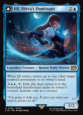 Jill, Shiva's Dominant card, FIN number 58