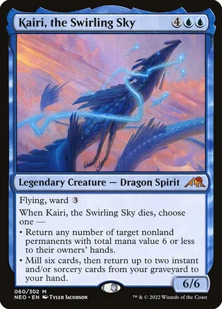 Kairi, the Swirling Sky card, NEO number 60