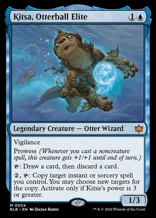 Kitsa, Otterball Elite card, BLB number 54