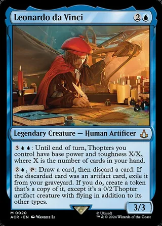 Leonardo da Vinci card, ACR number 20