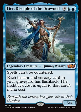 Lier, Disciple of the Drowned card, TDC number 157