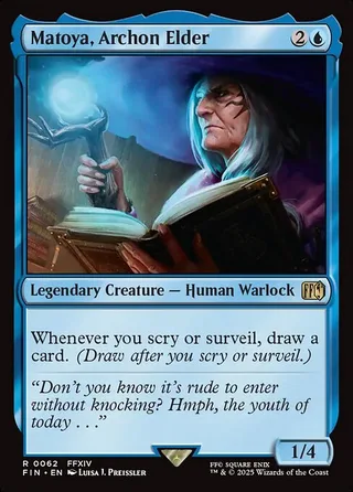Matoya, Archon Elder card, FIN number 62