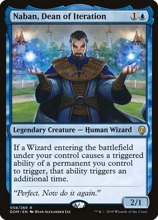 Naban, Dean of Iteration card, DOM number 58
