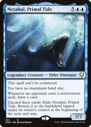 Nezahal, Primal Tide card, CMR number 401