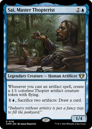 Sai, Master Thopterist card, CMM number 118