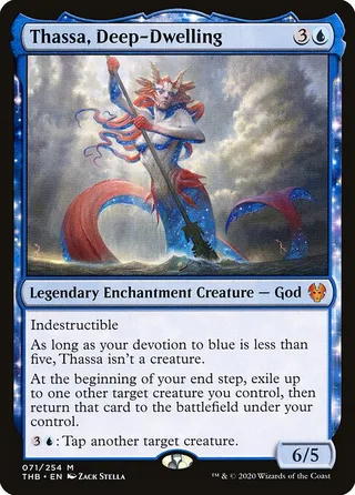Thassa, Deep-Dwelling card, THB number 71
