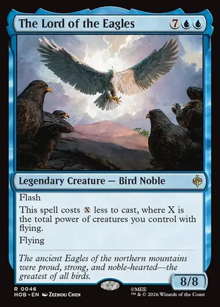 The Lord of the Eagles card, HOB number 46