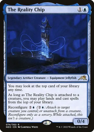 The Reality Chip card, NEO number 74