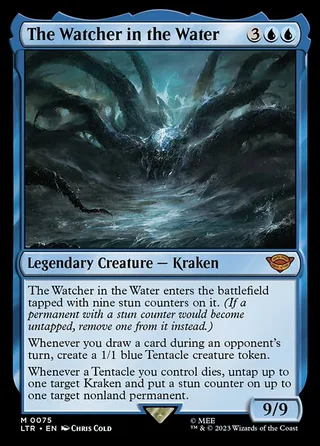 The Watcher in the Water card, LTR number 75