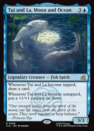 Tui and La, Moon and Ocean card, TLE number 96