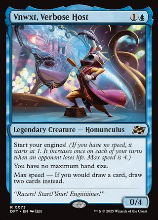 Vnwxt, Verbose Host card, DFT number 73