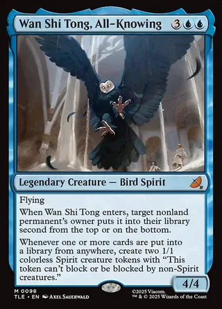 Wan Shi Tong, All-Knowing card, TLE number 98