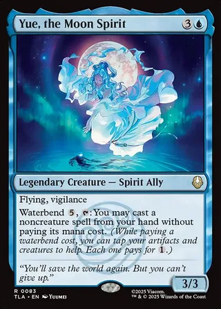 Yue, the Moon Spirit card, TLA number 83