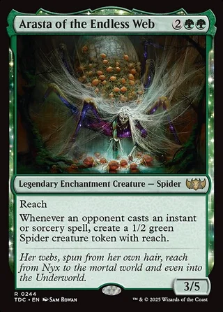 Arasta of the Endless Web card, TDC number 244
