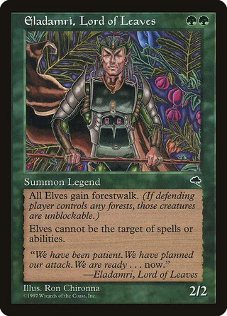 Eladamri, Lord of Leaves card, TMP number 224