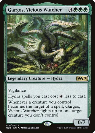 Gargos, Vicious Watcher card, M20 number 172