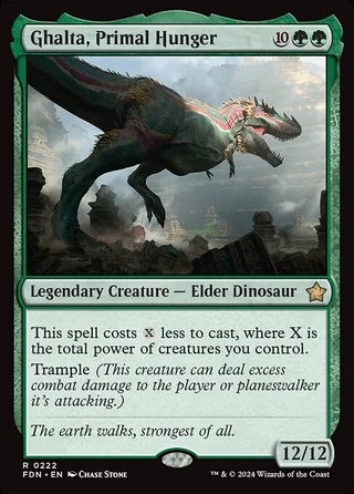 Ghalta, Primal Hunger card, FDN number 222