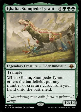 Ghalta, Stampede Tyrant card, LCI number 185