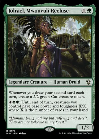 Jolrael, Mwonvuli Recluse card, MKC number 173