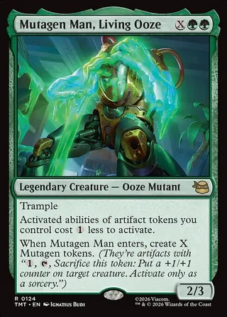 Mutagen Man, Living Ooze card, TMT number 124