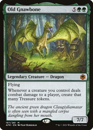 Old Gnawbone card, AFR number 197