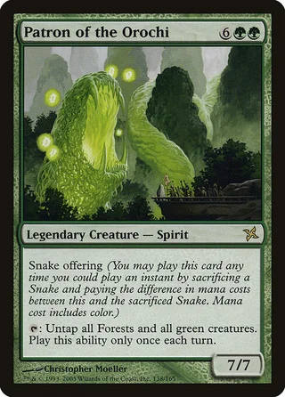 Patron of the Orochi card, BOK number 138