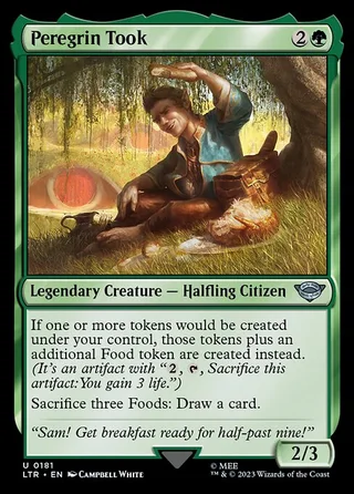 Peregrin Took card, LTR number 181