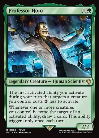 Professor Hojo card, FIC number 69
